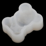 Maxbell Clear Silicone Panda Shaped Mould for DIY Craft Cake Chocolate Resin Crystal Casting Jewelry Making Crafts Tool