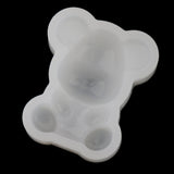 Maxbell Clear Silicone Panda Shaped Mould for DIY Craft Cake Chocolate Resin Crystal Casting Jewelry Making Crafts Tool