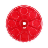 Maxbell Mini Plastic Storage Box Organizer 7 Compartments for Beads Buttons Red