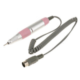 Maxbell Professional Electric Nail Art Drill Bits Handpiece Manicure Machine Pen Handle Replacement Hand Piece Pink