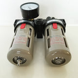 Maxbell BFC3000 5/8" Air Filter Regulator Combination Lubricator Two Union Treatment