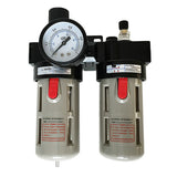 Maxbell BFC3000 5/8" Air Filter Regulator Combination Lubricator Two Union Treatment
