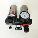 Maxbell BFC3000 5/8" Air Filter Regulator Combination Lubricator Two Union Treatment