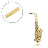 Maxbell Professional Plastic Alto Sax Reeds Saxophone Resin Reed Woodwind Instrument Parts Accessory Yellow