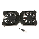 Maxbell Portable USB Folding Two 70mm Fans Laptop Notebook Cooling Cooler Pad