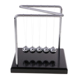 Maxbell Hot Newton's Cradle Balance Ball Physics Science Pendulum Desk Gadget Toy Executive Game Gift -Z#2