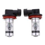 Maxbell 2pcs Ice Blue H11 Universal Car Headlight Fog Lamp LED Bulb Replacement