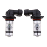 Maxbell 2pcs Ice Blue H10 Universal Car Headlight Fog Lamp LED Bulb Replacement