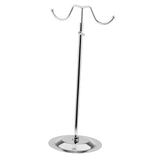 Maxbell Adjustable Height Double Sides Handbag Display Stand Rack Bags Purse Heavy Duty Metal Shelf Hanger