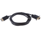 Maxbell Gold-plated 6FT DisplayPort to VGA Cable Adapter for Asus Monitor Projector