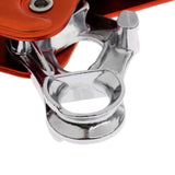 Maxbell Orange Self Braking Double Stop Descender Rock Climbing Caving Abseiling Rappelling Rescue Rope Access Belay Device - CE Certification