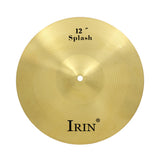 Maxbell IRIN Professional 12 inch Brass Alloy Crash Ride Hi-Hat Cymbal for Drum Percussion Set Students Beginners