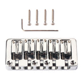 Maxbell 5-String Quality Electric Bass Guitar Instrument Bridge Chrome DIY Accessory