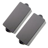 Maxbell 2x Replacement Closed Sealed Pickup Covers for 4-String PB Bass String Instrument