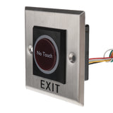 Maxbell Infrared NO TOUCH Exit Release Button W/ LED Back Light for Access Control, Square Type #K2-1