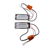 Maxbell 1 Pair 18LED License Number Plate Light Blubs for VW EOS Phaeton Scirocco Passat CC