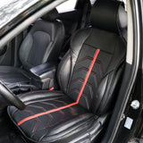 Maxbell Front Single PU Seat Headrest Cushion Set Protector Mat Breathable Universal