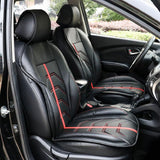 Maxbell Front Single PU Seat Headrest Cushion Set Protector Mat Breathable Universal