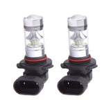 Maxbell 2 Pieces 9145 H10 100W 10000K Blue LED Projector Fog Driving Light Bulbs Lamp