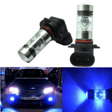 Maxbell 2 Pieces 9145 H10 100W 10000K Blue LED Projector Fog Driving Light Bulbs Lamp