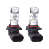 Maxbell 2 Pieces 9145 H10 100W 10000K Blue LED Projector Fog Driving Light Bulbs Lamp