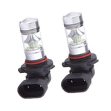 Maxbell 2 Pieces 9145 H10 100W 10000K Blue LED Projector Fog Driving Light Bulbs Lamp