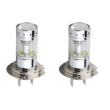 Maxbell 2x H7 100W 1200LM 6000K White Fog Driving Light Lamps Bulbs Conversion Kit