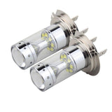 Maxbell 2x H7 100W 1200LM 6000K White Fog Driving Light Lamps Bulbs Conversion Kit