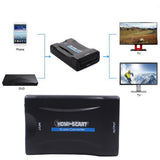 Maxbell HDMI To SCART Video Audio Converter Adapter For HD TV DVD VCR Plug and Play