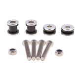 Maxbell Backrest Back Rest Detachable Docking Hardware Bolt Kit For Harley 2004-2016