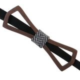 Maxbell Vintage Men's Groom Wedding Party Wooden Bow Tie Tuxedo Necktie Accessory G