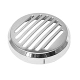 Maxbell 3.5'' Round Chrome Horn Cover for Honda VLX VTX VT Shadow Sabre Cruiser Bikes
