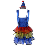 Maxbell Circus Clown Costume Fancy Dress Halloween Xmas Hen Night Party Woman Outfit