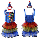 Maxbell Circus Clown Costume Fancy Dress Halloween Xmas Hen Night Party Woman Outfit