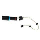 Maxbell Portable Diving Torch Flashlight LED Underwater 100M Photography Photo Video Black