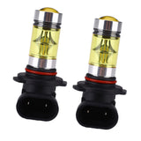 Maxbell 2 Pieces Car 9005 HB3 100W Yellow LED Bulb For Fog Running DRL Light Lamp