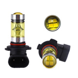Maxbell 2 Pieces Car 9005 HB3 100W Yellow LED Bulb For Fog Running DRL Light Lamp