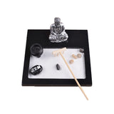 Maxbell Mini Zen Garden Sand Kit Stress Release Yoga Meditation Tealight Holder Decoration