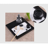 Maxbell Mini Zen Garden Sand Kit Stress Release Yoga Meditation Tealight Holder Decoration