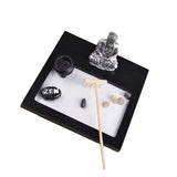 Maxbell Mini Zen Garden Sand Kit Stress Release Yoga Meditation Tealight Holder Decoration