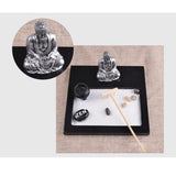 Maxbell Mini Zen Garden Sand Kit Stress Release Yoga Meditation Tealight Holder Decoration