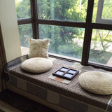 Maxbell Japanese Style Handmade Straw Woven Seat Cushion Tatami Dia. 30cm (11.81")