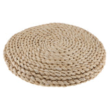 Maxbell Japanese Style Handmade Straw Woven Seat Cushion Tatami Dia. 30cm (11.81")