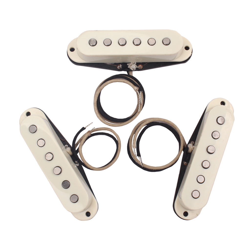 Maxbell Hand Wound Pickups Alnico 5 Pickup Neck/Middle/Bridge for ST Electric Guitar