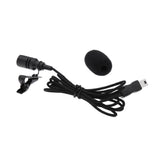 Maxbell USB Mic Microphone with1.2Meter Cable Cord for Gopro HD Hero 3 3+ 4