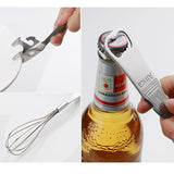 Maxbell Durable Stainless Steel Kitchen Ware Set Cutlery Tableware Soup Spoon Eggbeater Fruit Cutter Utility Tools 7Pcs