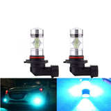 Maxbell 2 Pieces Car 9006 HB4 100W Ice Blue LED Bulb For Fog Running DRL Light Lamp
