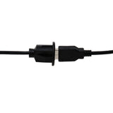 Maxbell Car Flush Mount USB 3.5mm 2.0 Aux Extension Cable Lead Mounting Panel