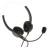 Maxbell HT500 Dialpad Headset Phone Call Center Telephone with RJ9 Plug Microphone Headset