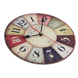 Maxbell Retro Wood Wall Clock- perfect as a kitchen Clock,office clock ,home clock